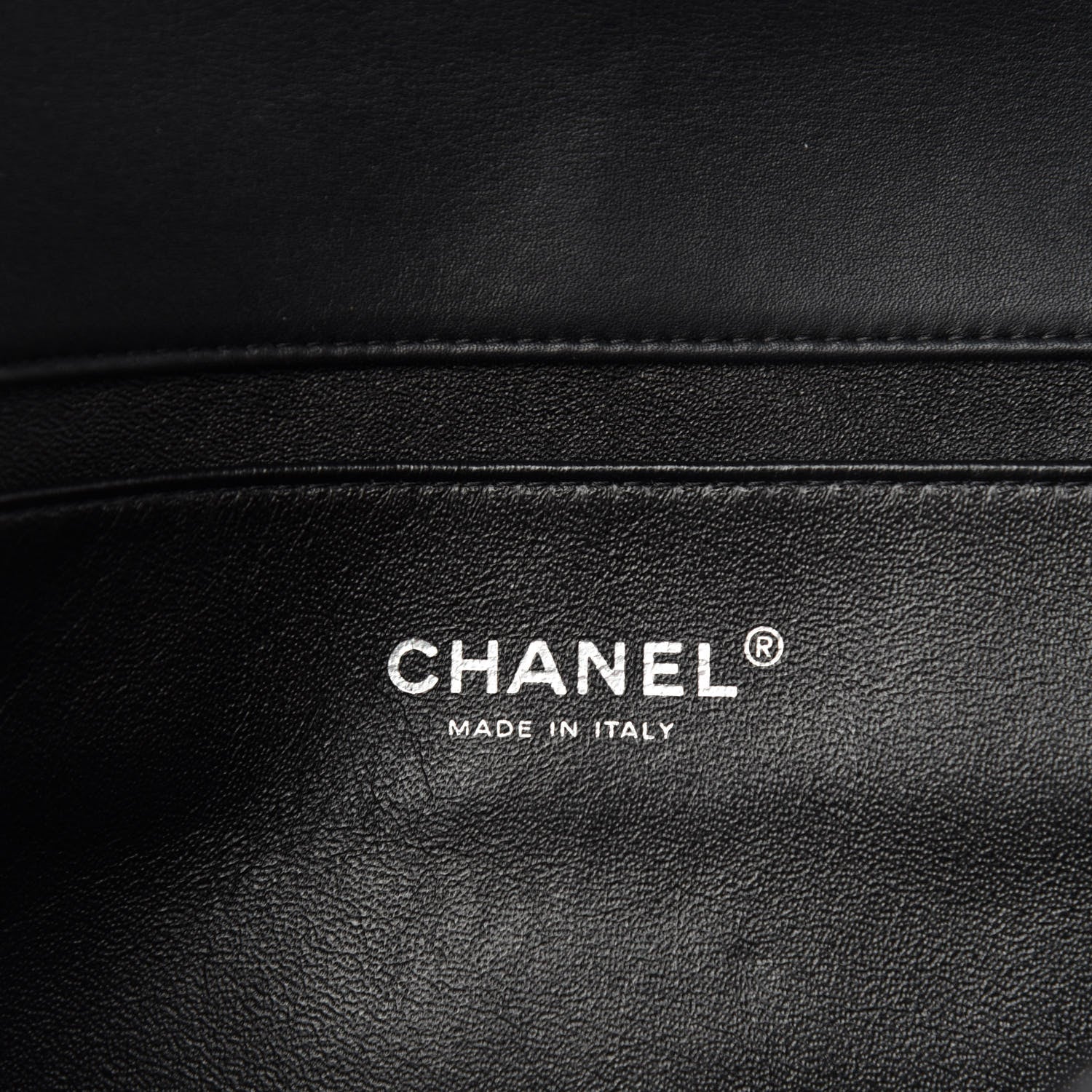 Chanel Patent Quilted Clutch with Chain Flap Black 8 of 11