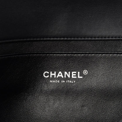 Chanel Patent Quilted Clutch with Chain Flap Black 8 of 11