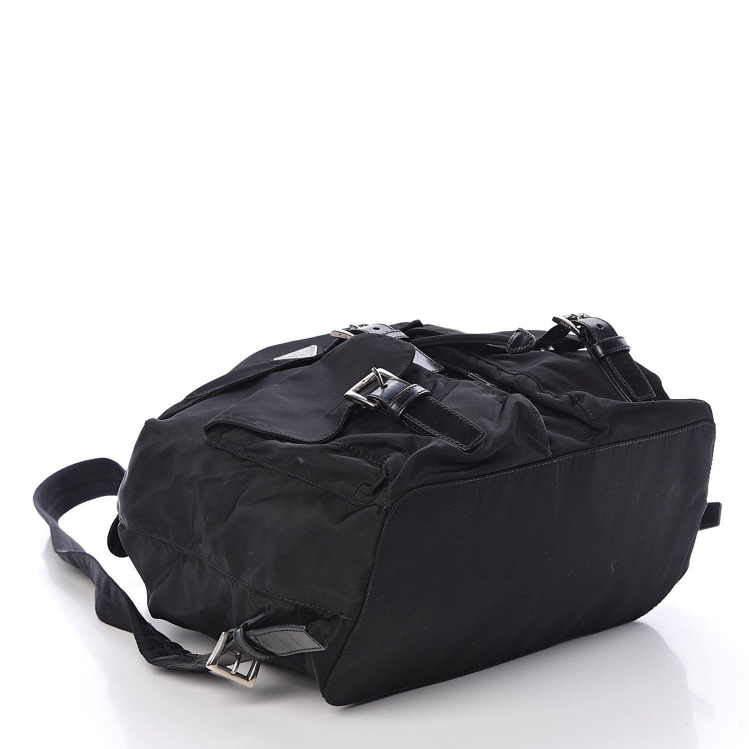 Prada Nylon Vela Medium Backpack Black 4 of 9