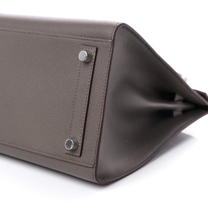 Hermes Epsom Birkin Sellier 30 Etain 9 of 10