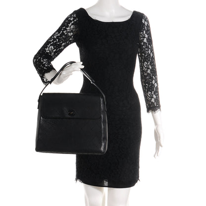 Chanel Lambskin Medium Flap Bag Black 2 of 7
