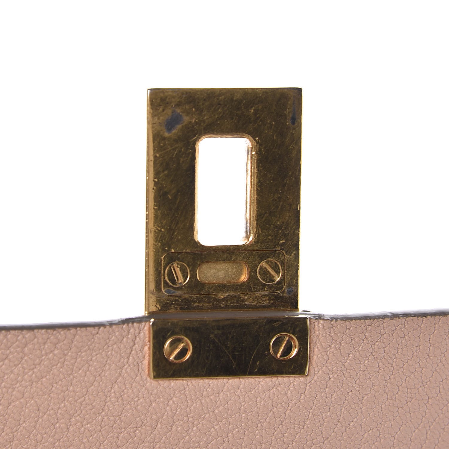 Chloe Grained Goatskin Drew Shoulder Bag Biscotti Beige 8 of 13