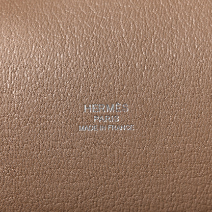 Hermes Taurillon Clemence Jypsiere 28 Etoupe 6 of 10