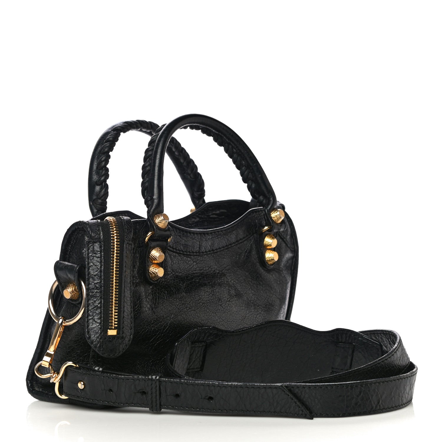 Balenciaga Agneau Giant 12 Gold Hardware Mini City Black 2 of 12