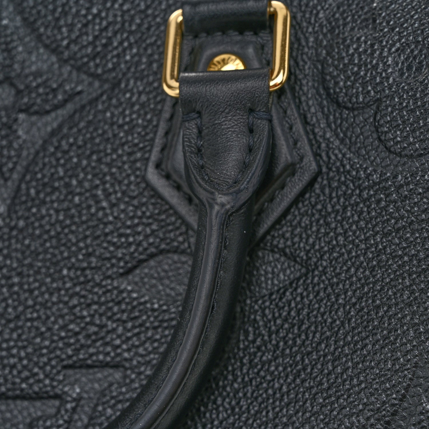 Louis Vuitton Empreinte Monogram Giant Speedy Bandouliere 25 Black 10 of 11