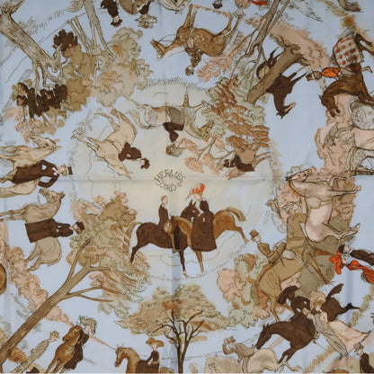 Hermes Silk Les Amazene Scarf 90 1 of 6