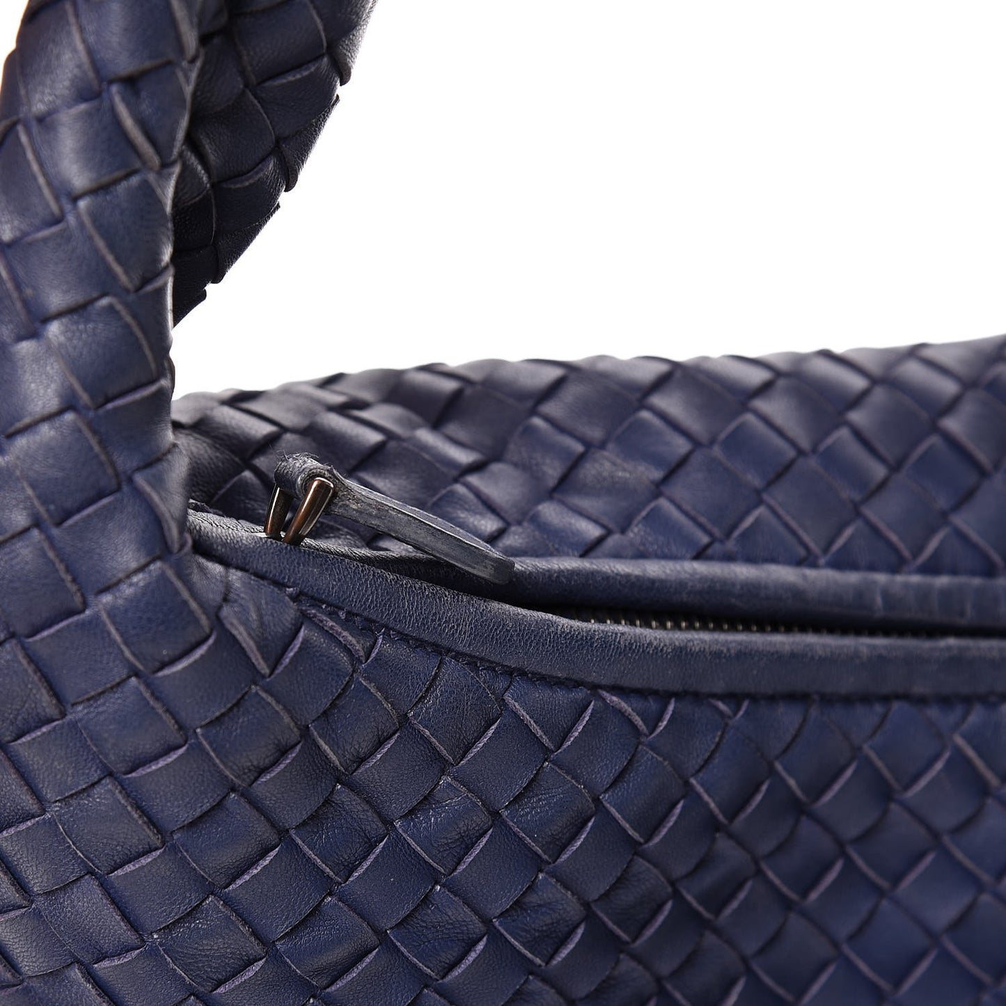 Nappa Intrecciato Large Veneta Hobo Atlantic