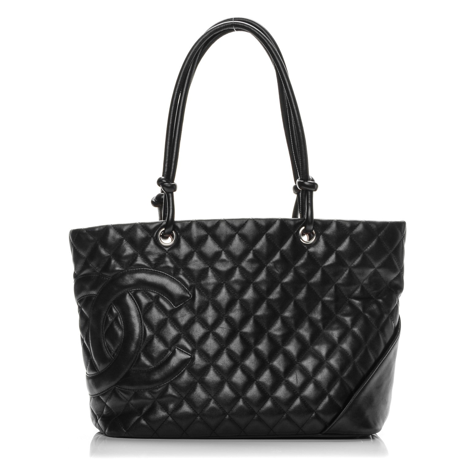 Chanel Calfskin Quilted Large Cambon Tote Black 1 of 6