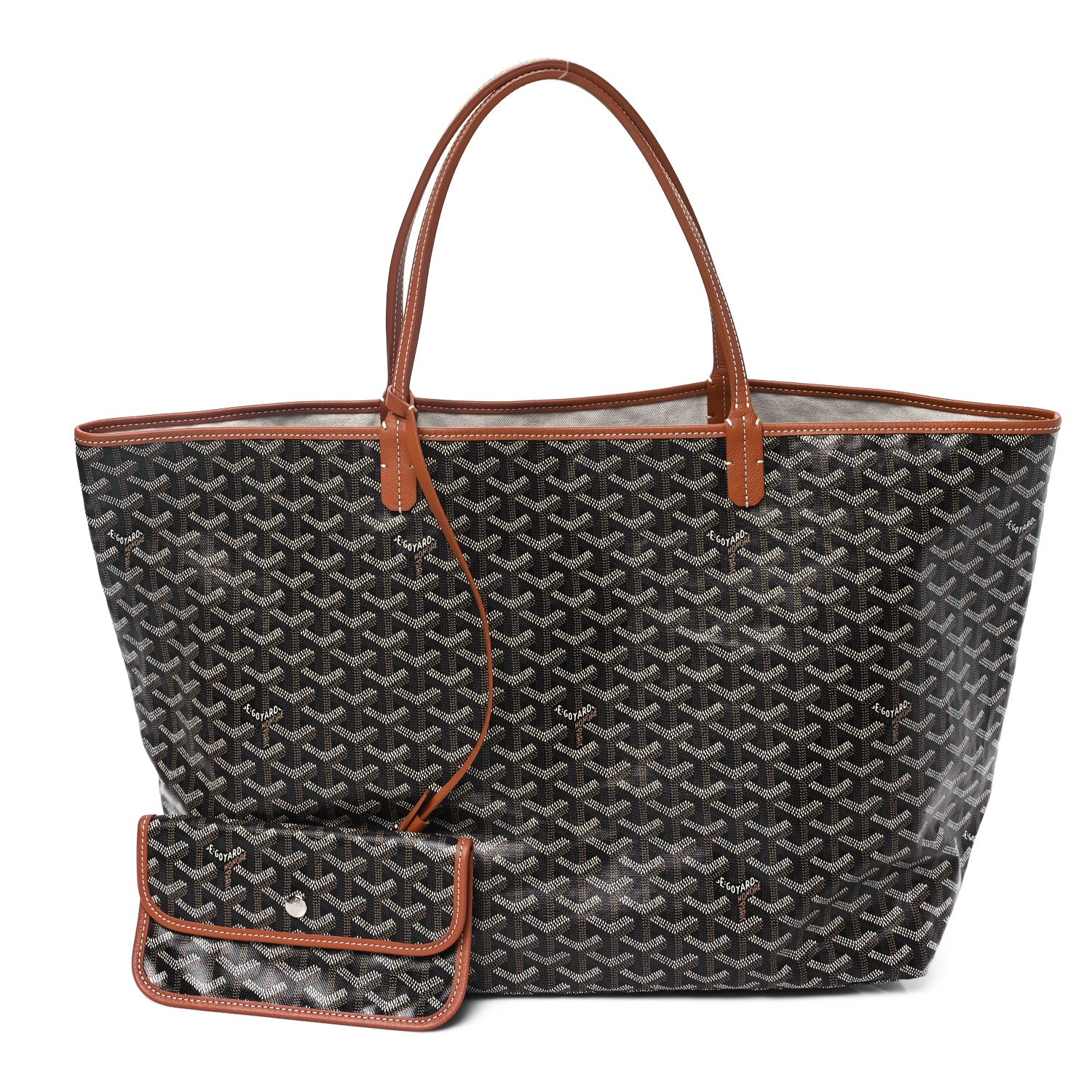Goyard Goyardine Saint Louis GM Black Gold 3 of 10