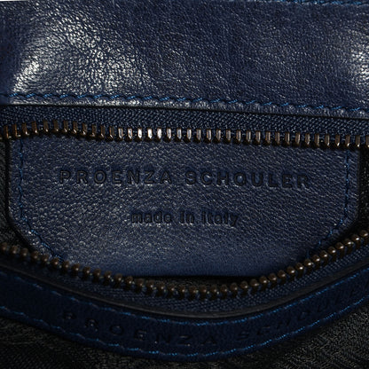 Proenza Schouler Lux Leather PS1 Pochette Clutch Midnight 7 of 10