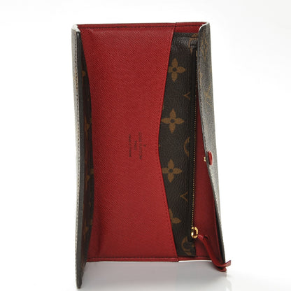 Louis Vuitton Monogram Josephine Wallet Red 5 of 6
