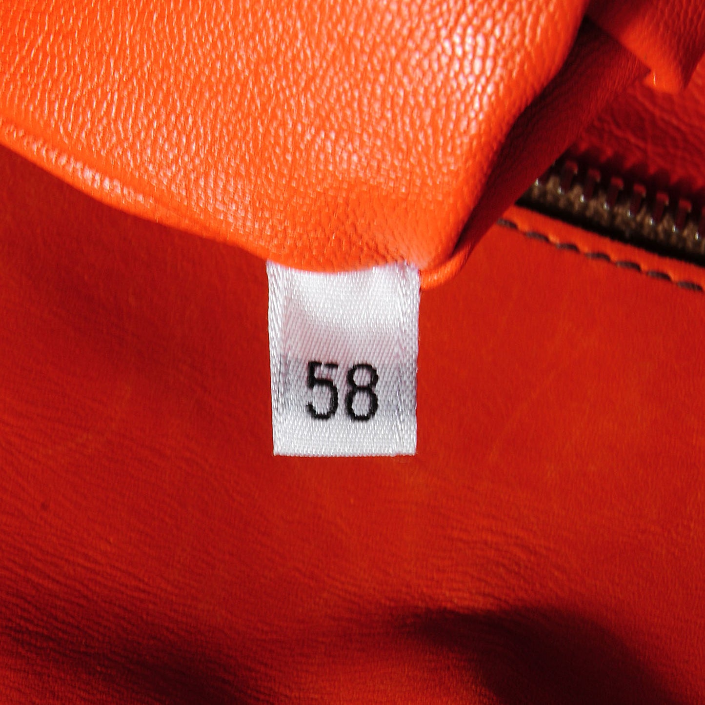 Leather Canapa Shoulder Bag Papaya