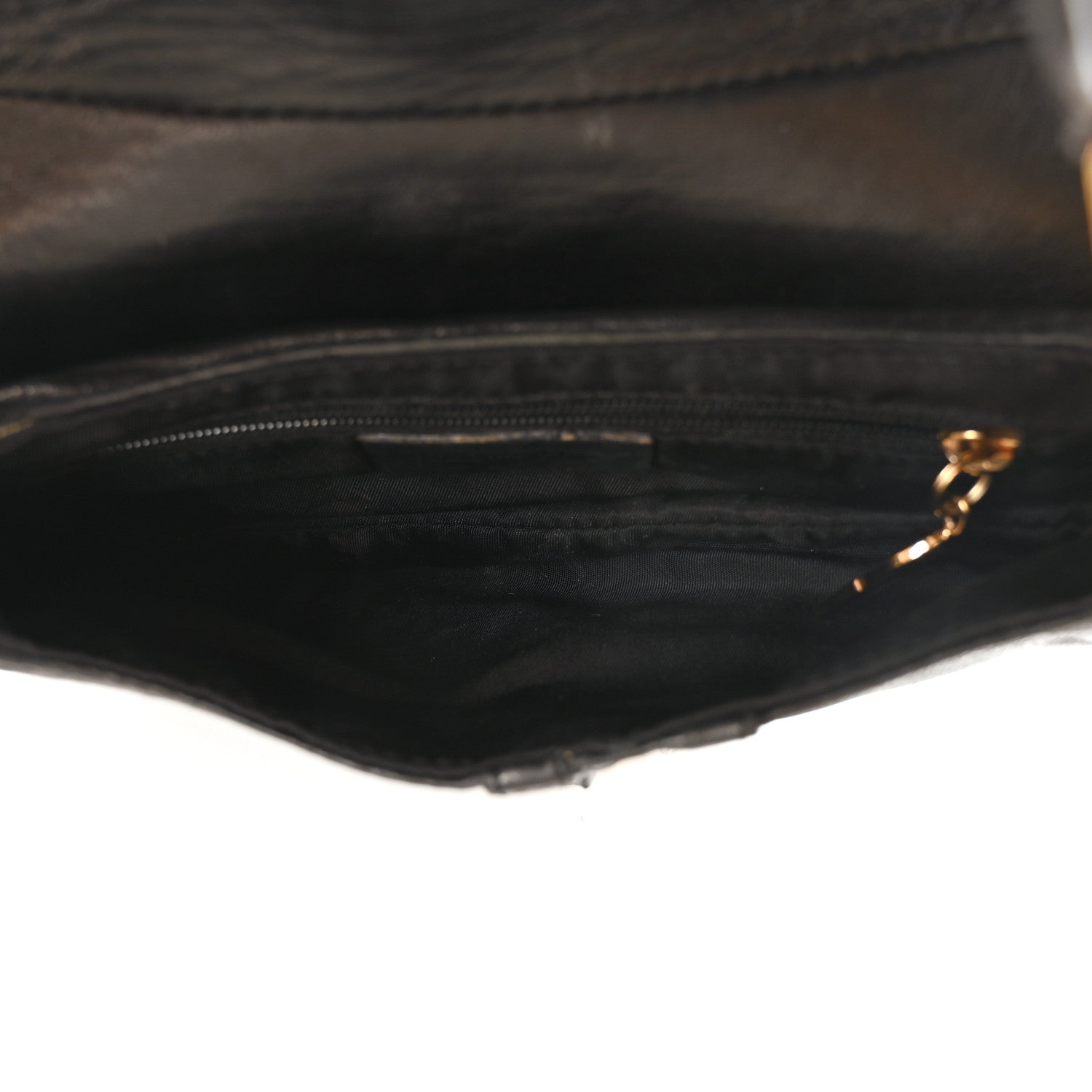 Christian Dior Supple Calfskin Mini Saddle Bag Black 5 of 12