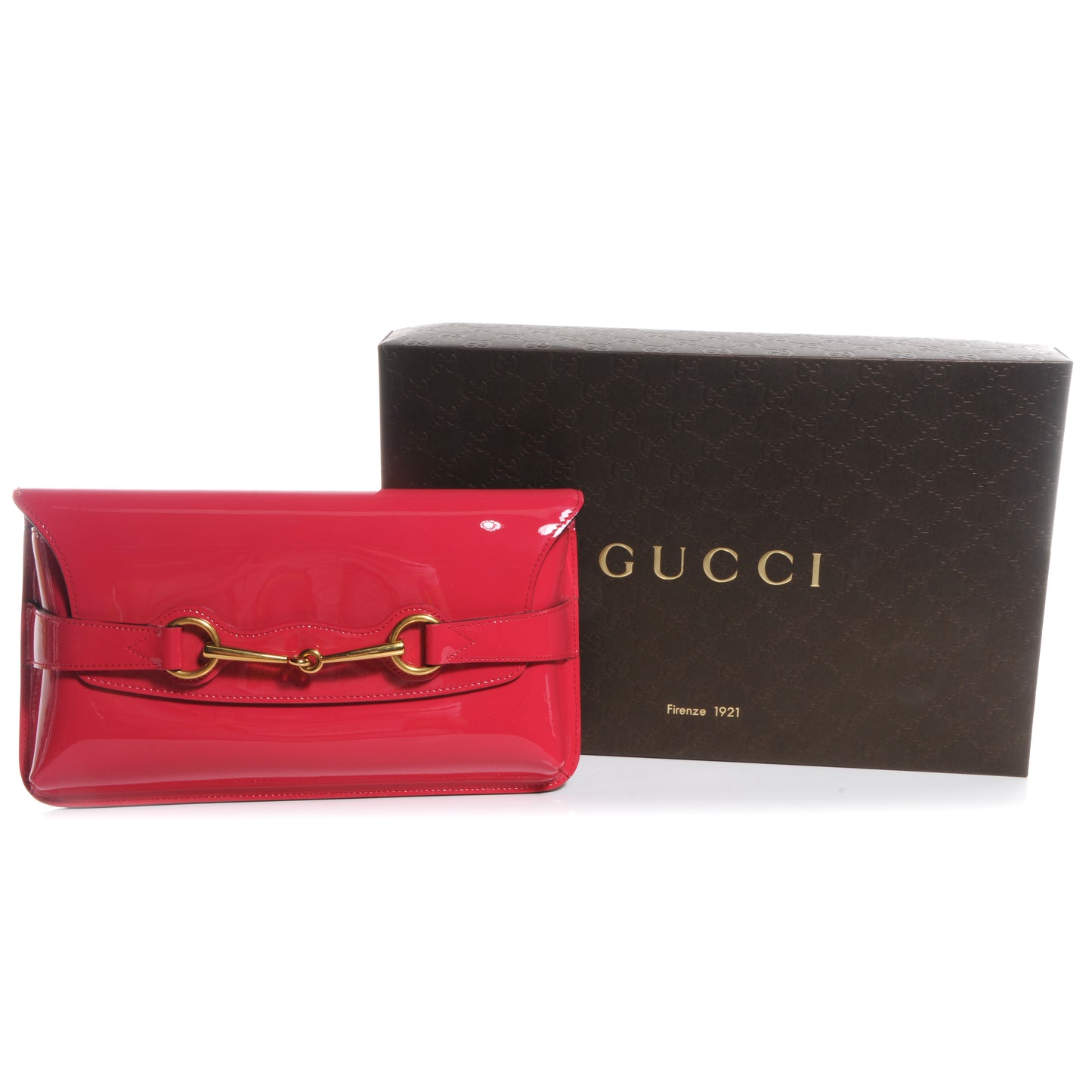 Patent Large Bright Bit Clutch Shocking Pink