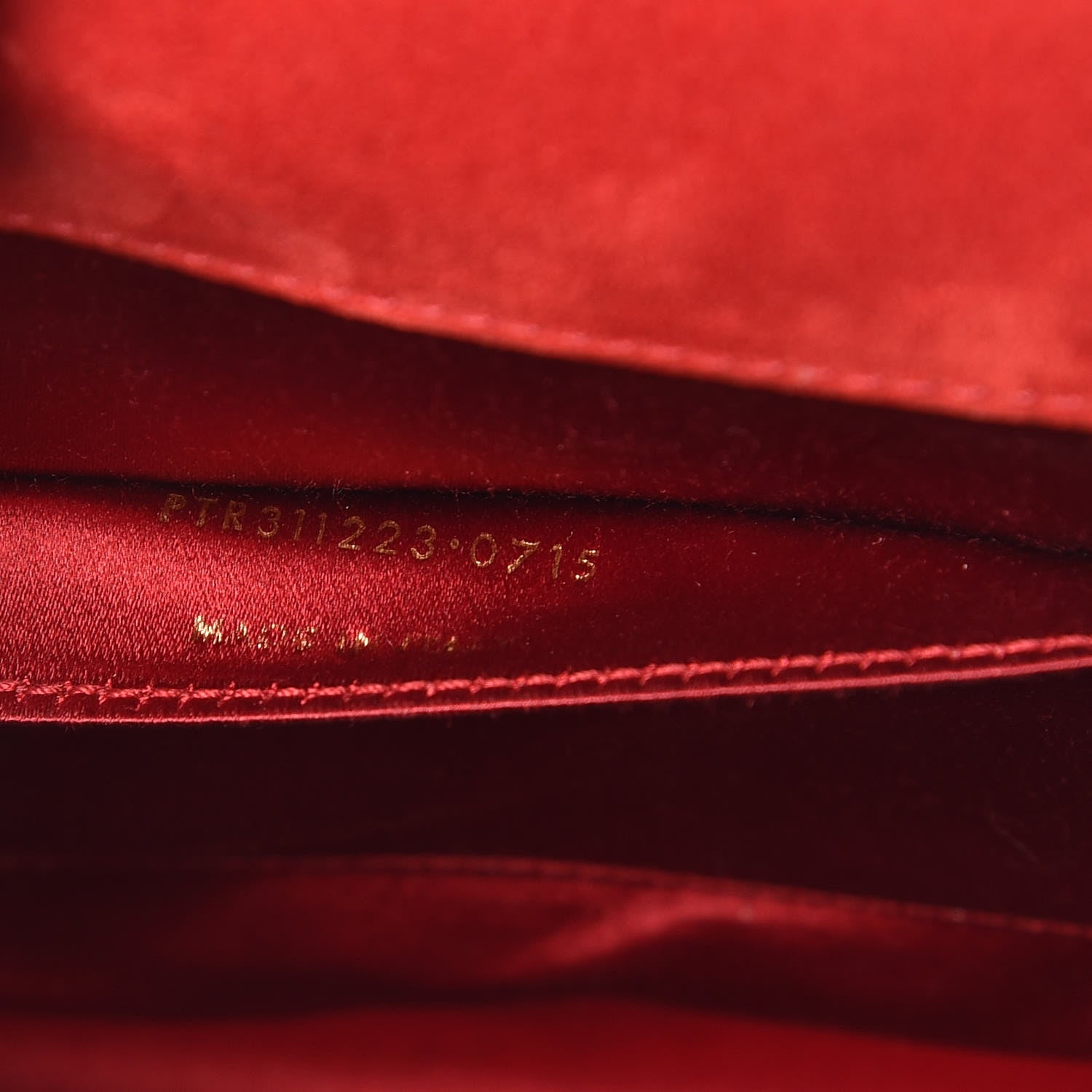 Saint Laurent Patent Monogram Large Belle De Jour Clutch Red 7 of 11