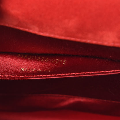 Saint Laurent Patent Monogram Large Belle De Jour Clutch Red 7 of 11