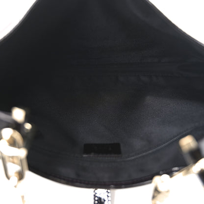 Gucci Monogram Jackie O Chain Hobo Dark Brown 5 of 10