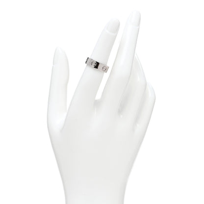 Cartier 18K White Gold 5.5mm LOVE Ring 50 5.25 2 of 4