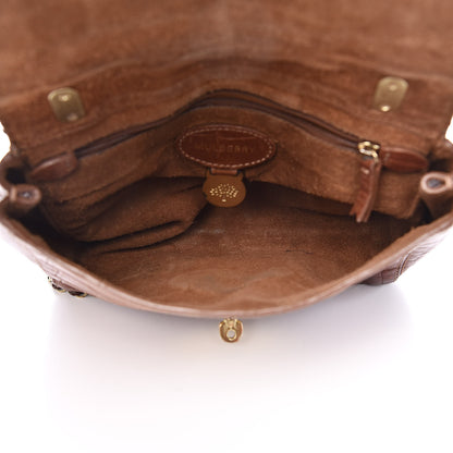 Mulberry Nappa Crocodile Embossed Small Lily Flap Oak 5 of 16