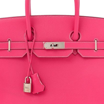 Hermes Epsom Birkin 35 Rose Tyrien 8 of 11