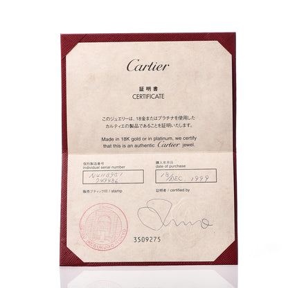 Cartier 18K White Gold Diamond Entrelaces Ring 51 5.75 5 of 5