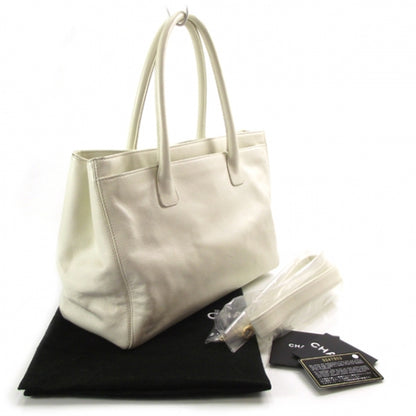 Chanel Caviar Cerf Shopper Tote White 3 of 13