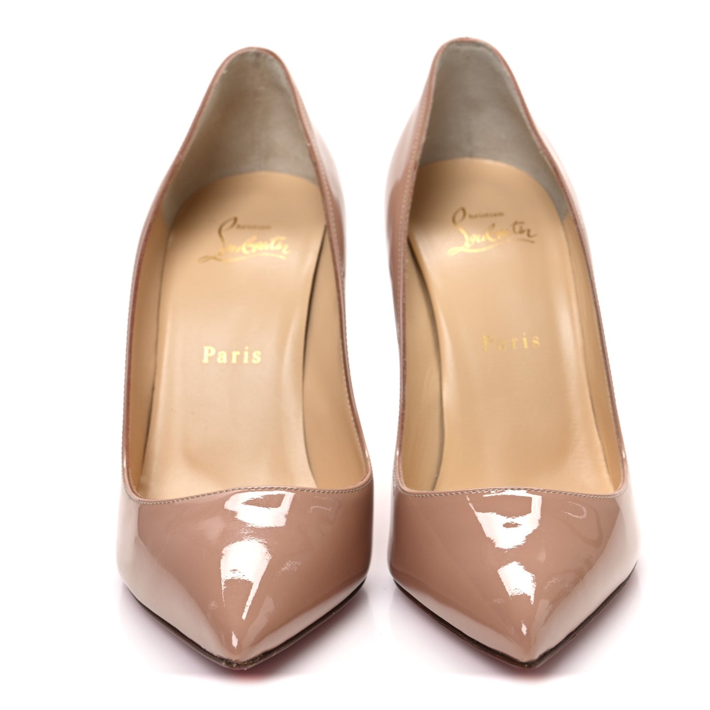 Patent Pigalle Follies 100 Pumps 38.5 Nude