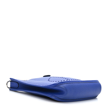 Hermes Taurillon Clemence Evelyne TPM Bleu Electrique 3 of 9