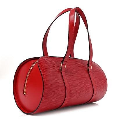 Louis Vuitton Epi Soufflot Castillan Red 4 of 10