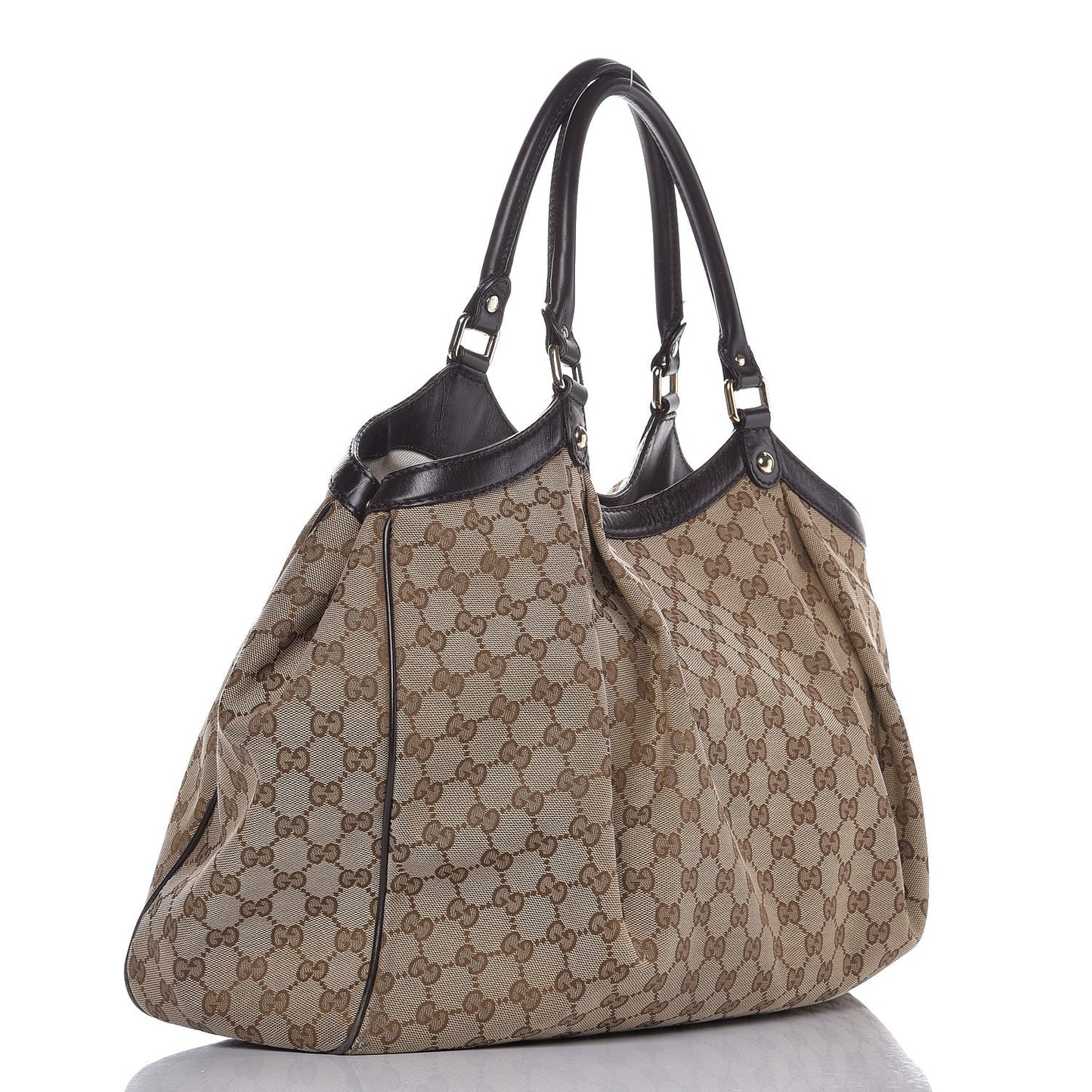 Monogram Large Sukey Tote Dark Brown