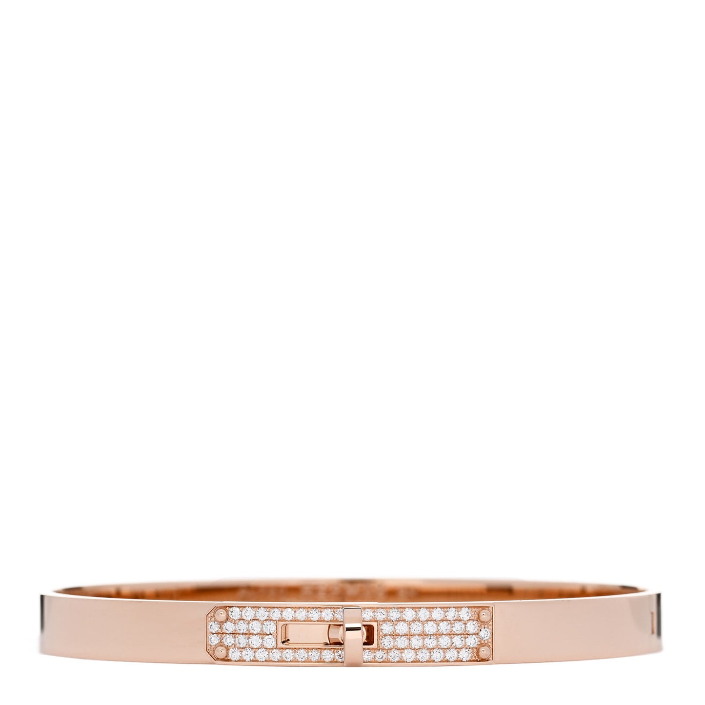 18K Rose Gold Diamond PM Kelly Pave Bracelet SH