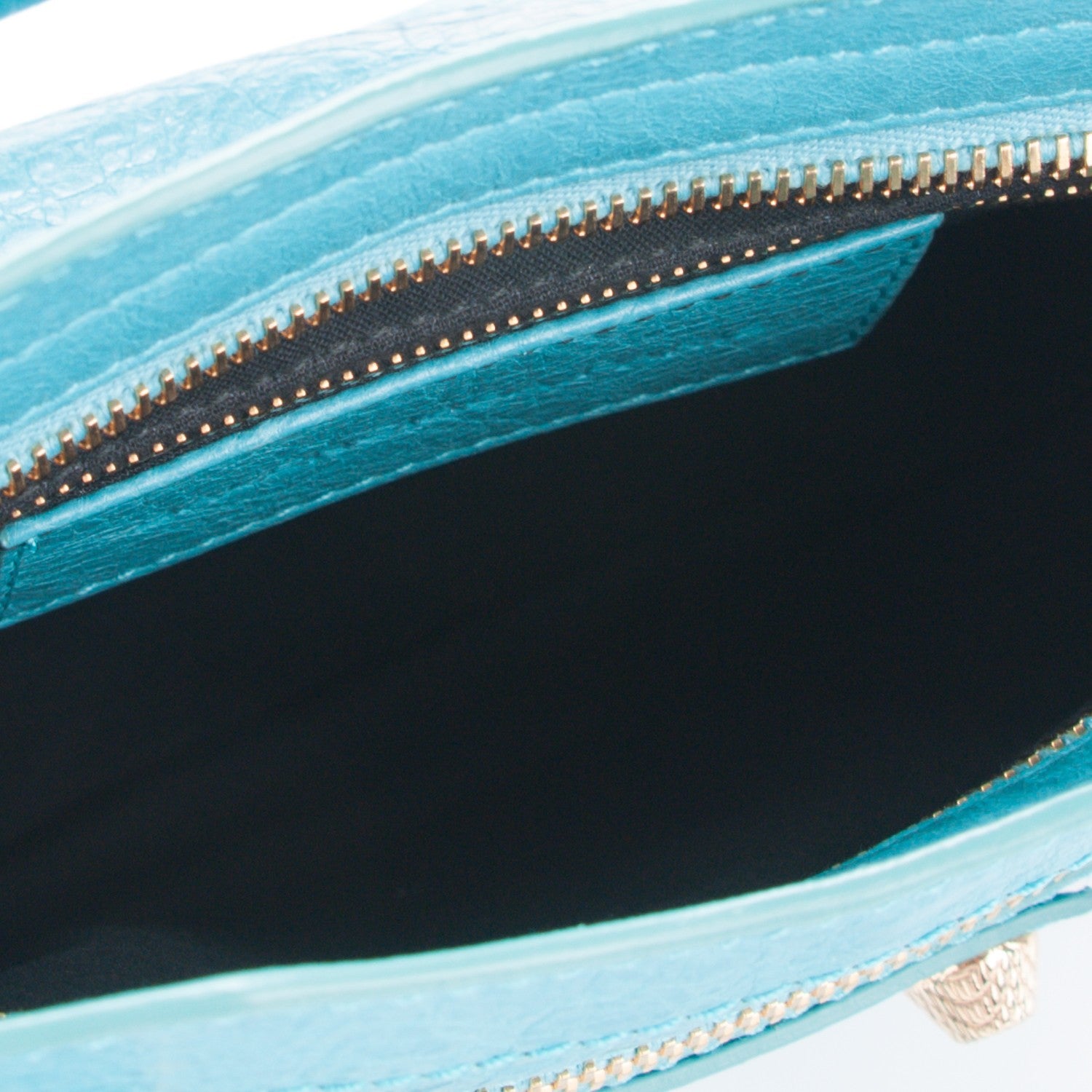 Balenciaga Agneau Giant 12 Gold Hardware Mini City Bleu Tropical 4 of 6