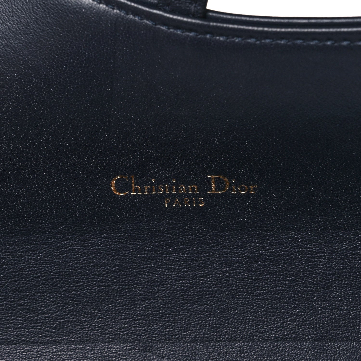 Christian Dior Oblique Saddle Chain Long Wallet Blue 5 of 12