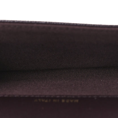 Chanel Caviar Quilted Flap Card Holder Wallet Burgundy 5 of 10