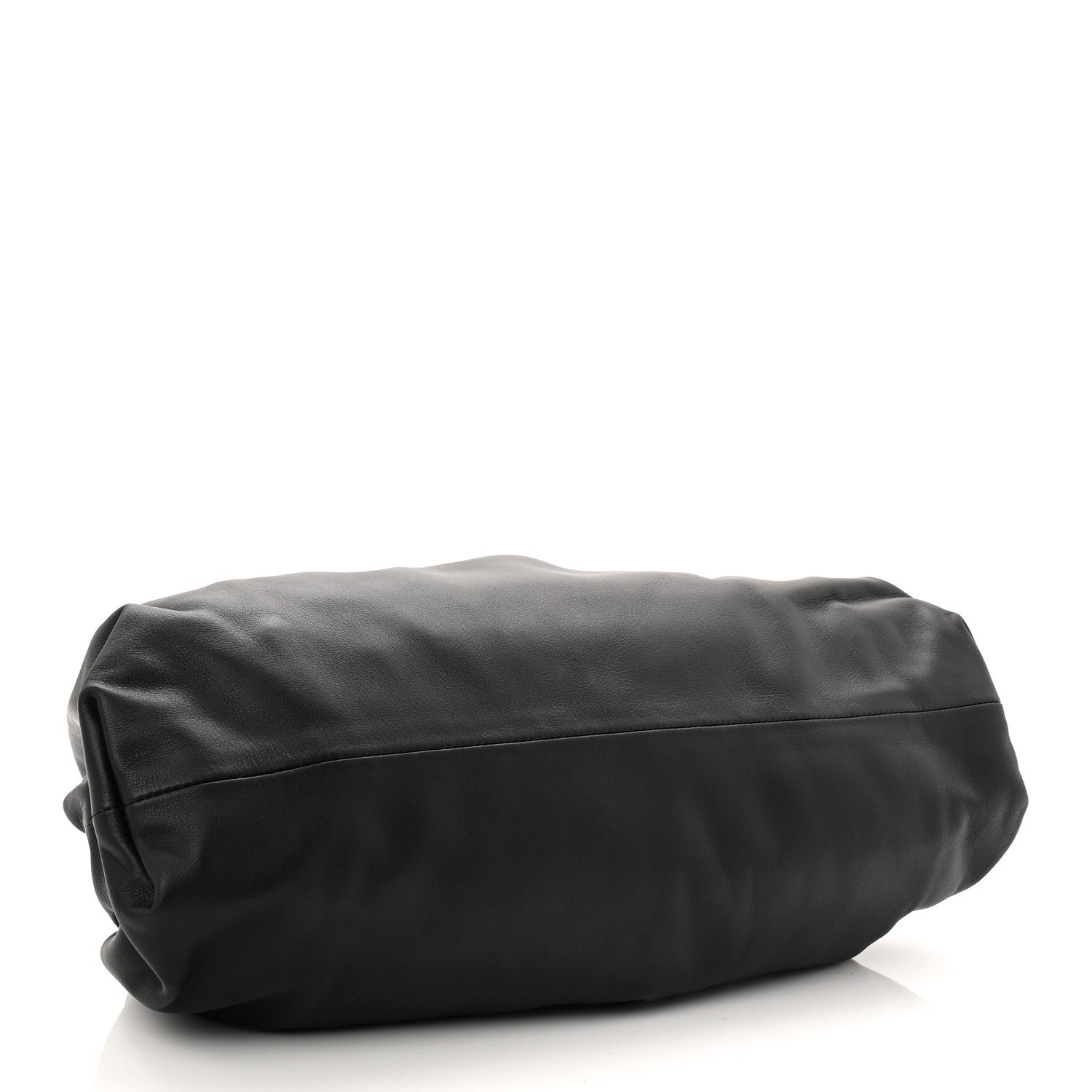 Bottega Veneta Smooth Butter Calf The Pouch Oversized Clutch Black 4 of 10