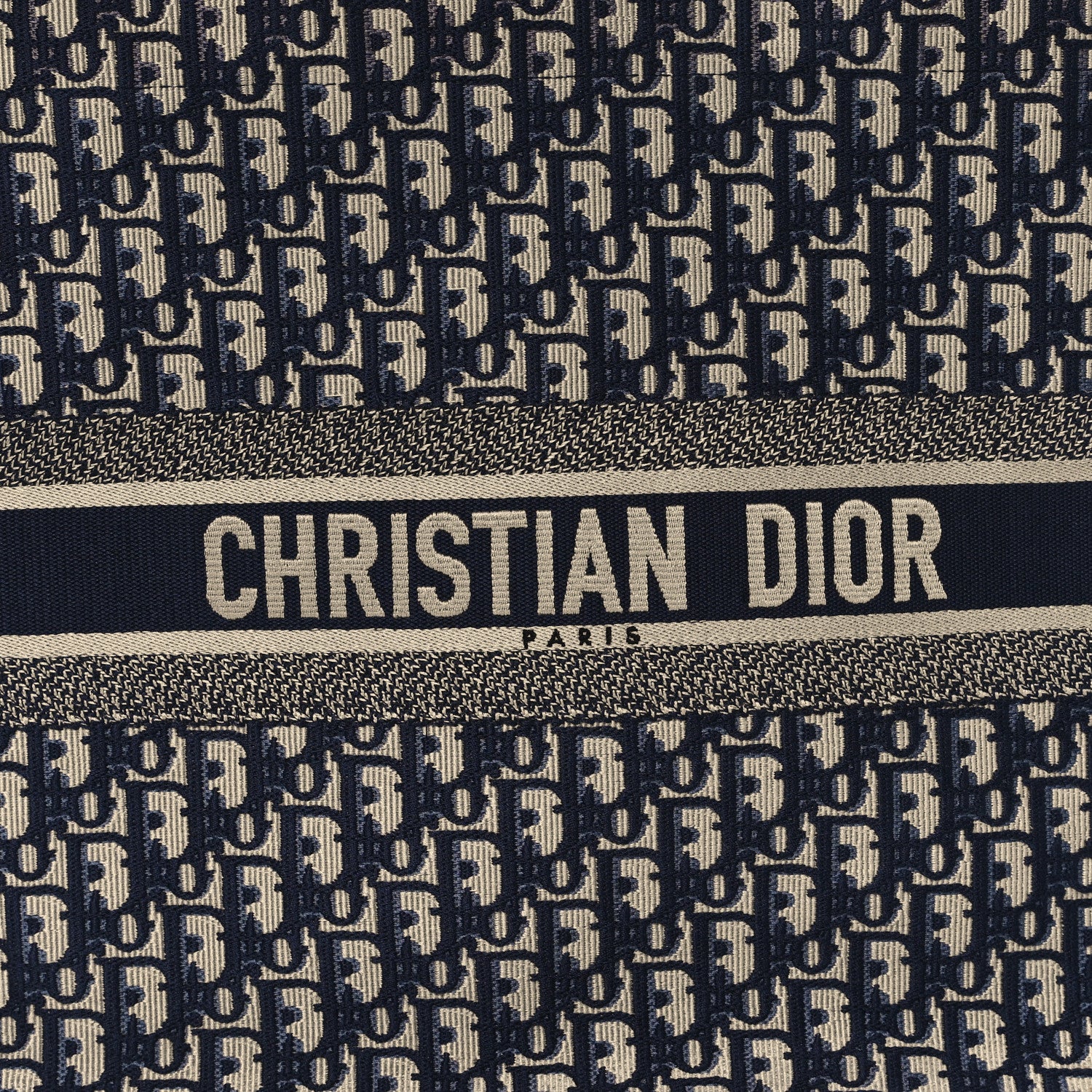 Christian Dior Oblique Large Book Tote Blue Multicolor 8 of 12