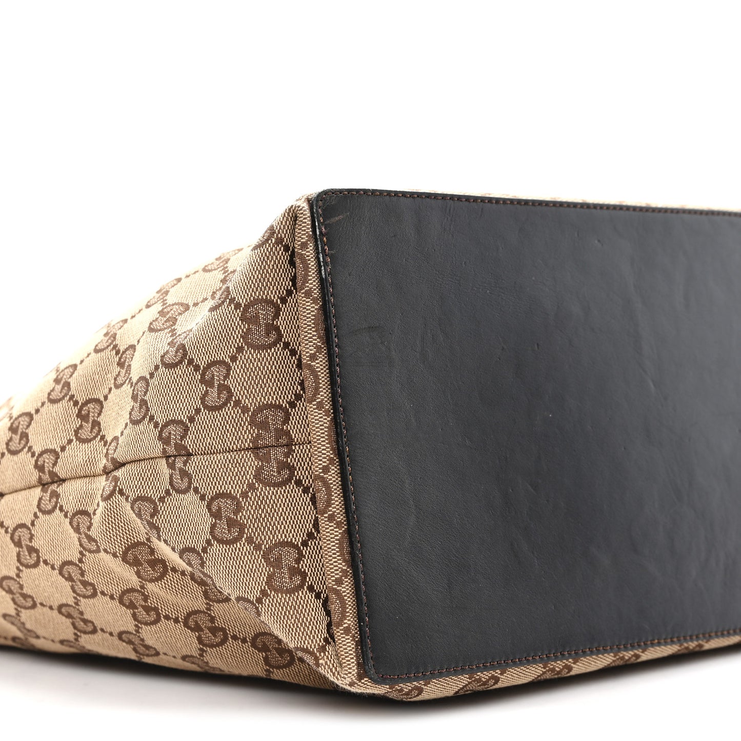 Monogram Large Bucket Tote Dark Brown