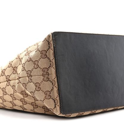 Gucci Monogram Large Bucket Tote Dark Brown 9 of 12