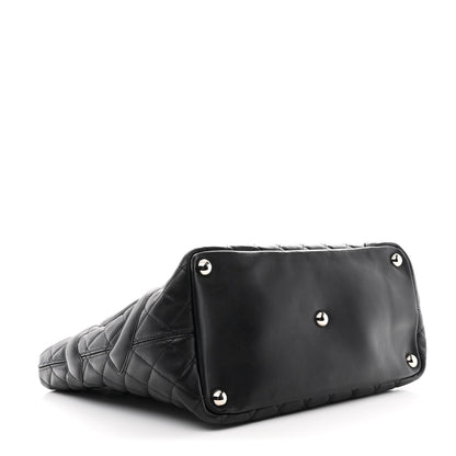 Chanel Calfskin Quilted Large Cambon Tote Black 4 of 11