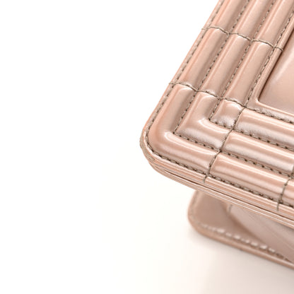 Chanel Iridescent Glazed Calfskin Medium Boy Flap Light Pink 14 of 15