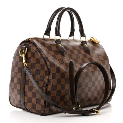 Louis Vuitton Damier Ebene Speedy Bandouliere 30 3 of 10