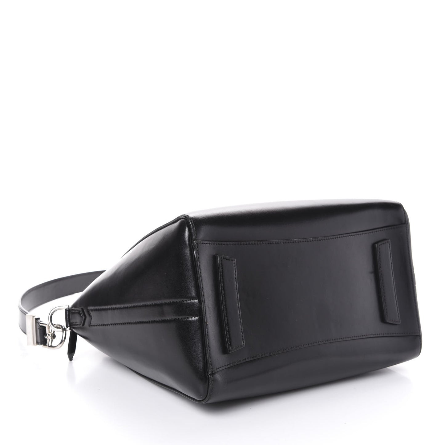 Shiny Lord Calfskin Medium Antigona Black
