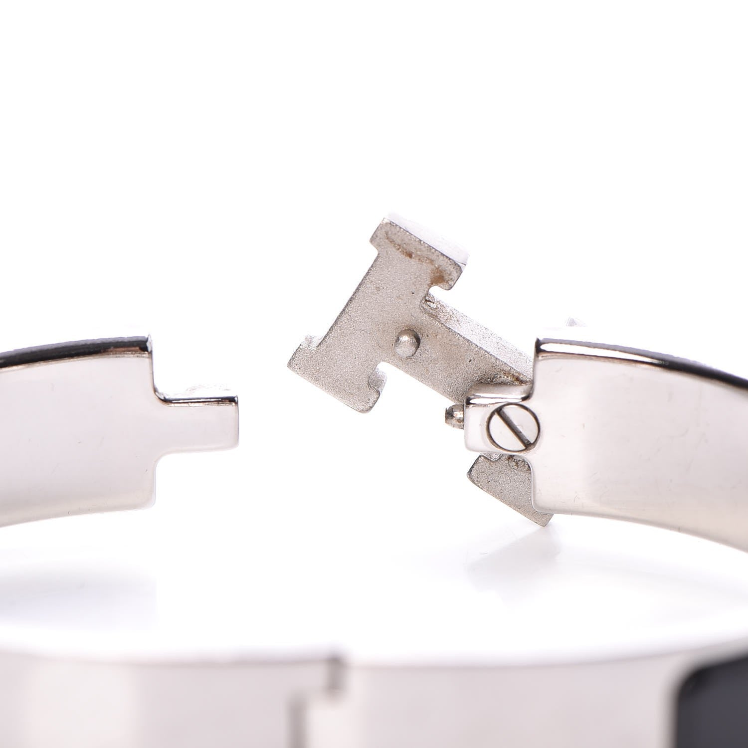 Hermes Enamel Narrow Clic Clac H Bracelet PM Black 5 of 5