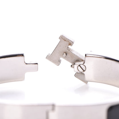Hermes Enamel Narrow Clic Clac H Bracelet PM Black 5 of 5