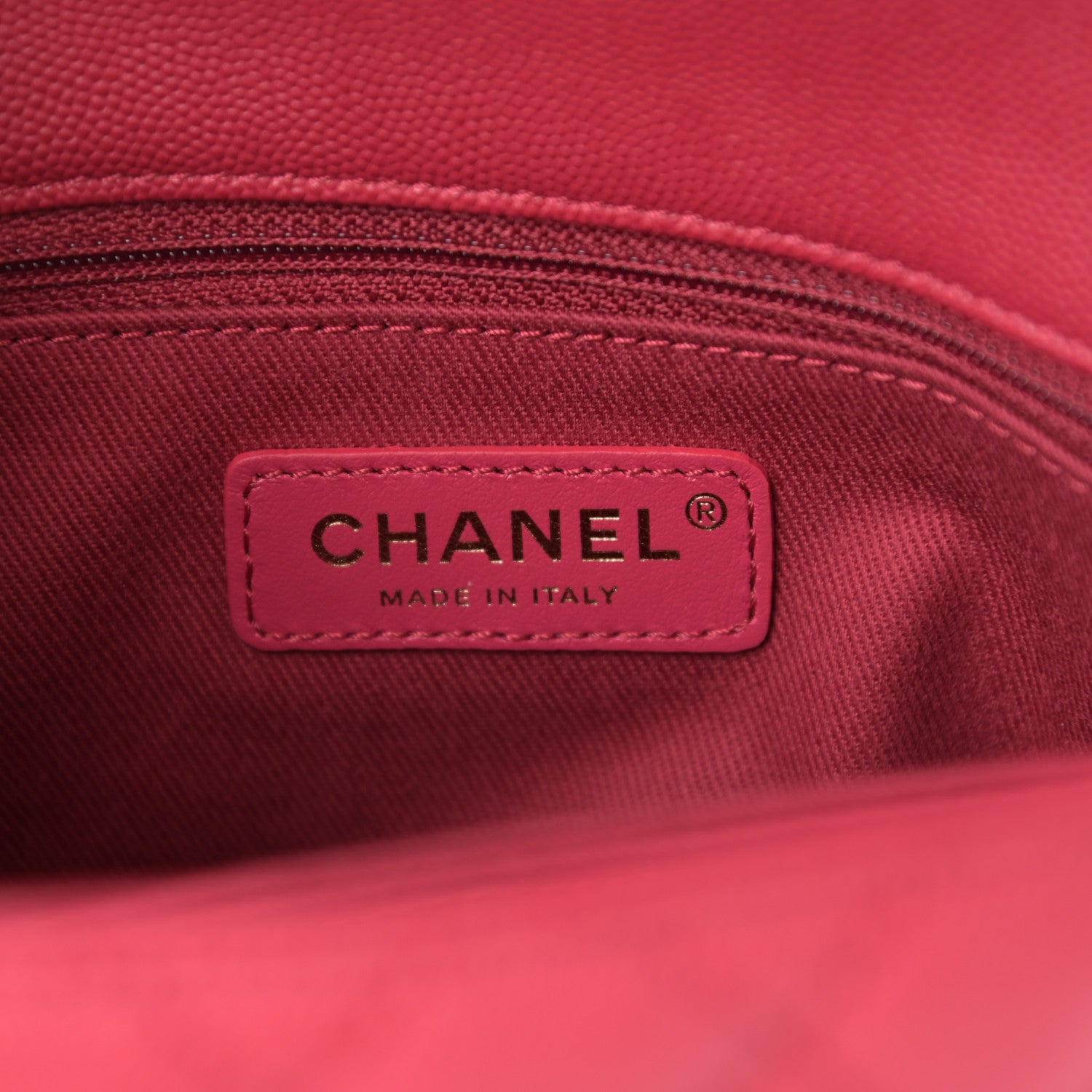 Chanel Caviar Quilted Mini Coco Handle Flap Fuchsia 6 of 8