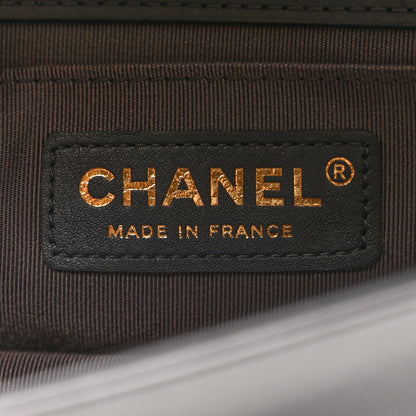 Chanel Calfskin Quilted Small Boy Flap Dark Grey 6 of 10