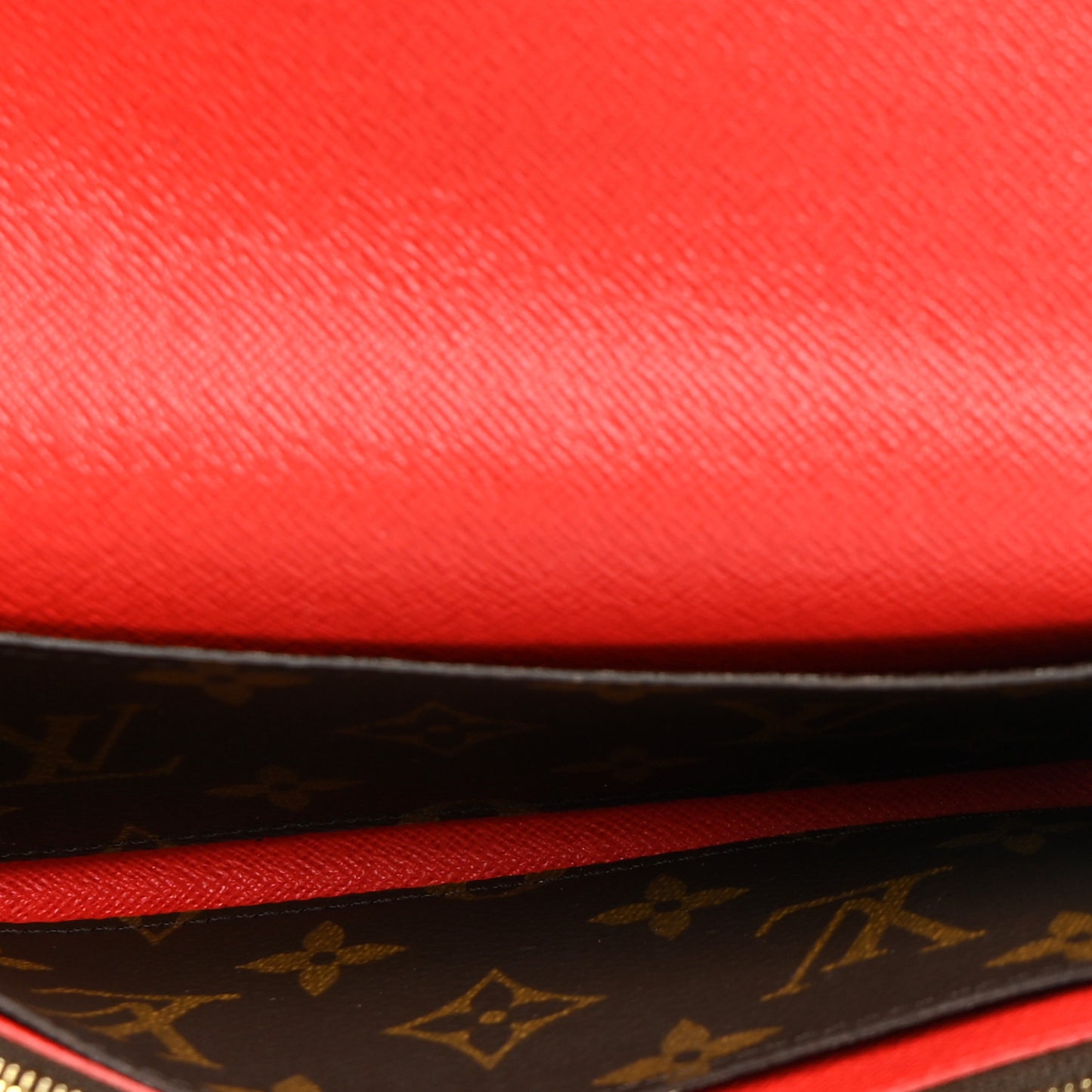Monogram Bloom Flower Emilie Wallet Coquelicot