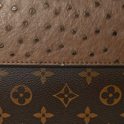 Louis Vuitton Monogram Ostrich Majestueux PM Yellow 10 of 10