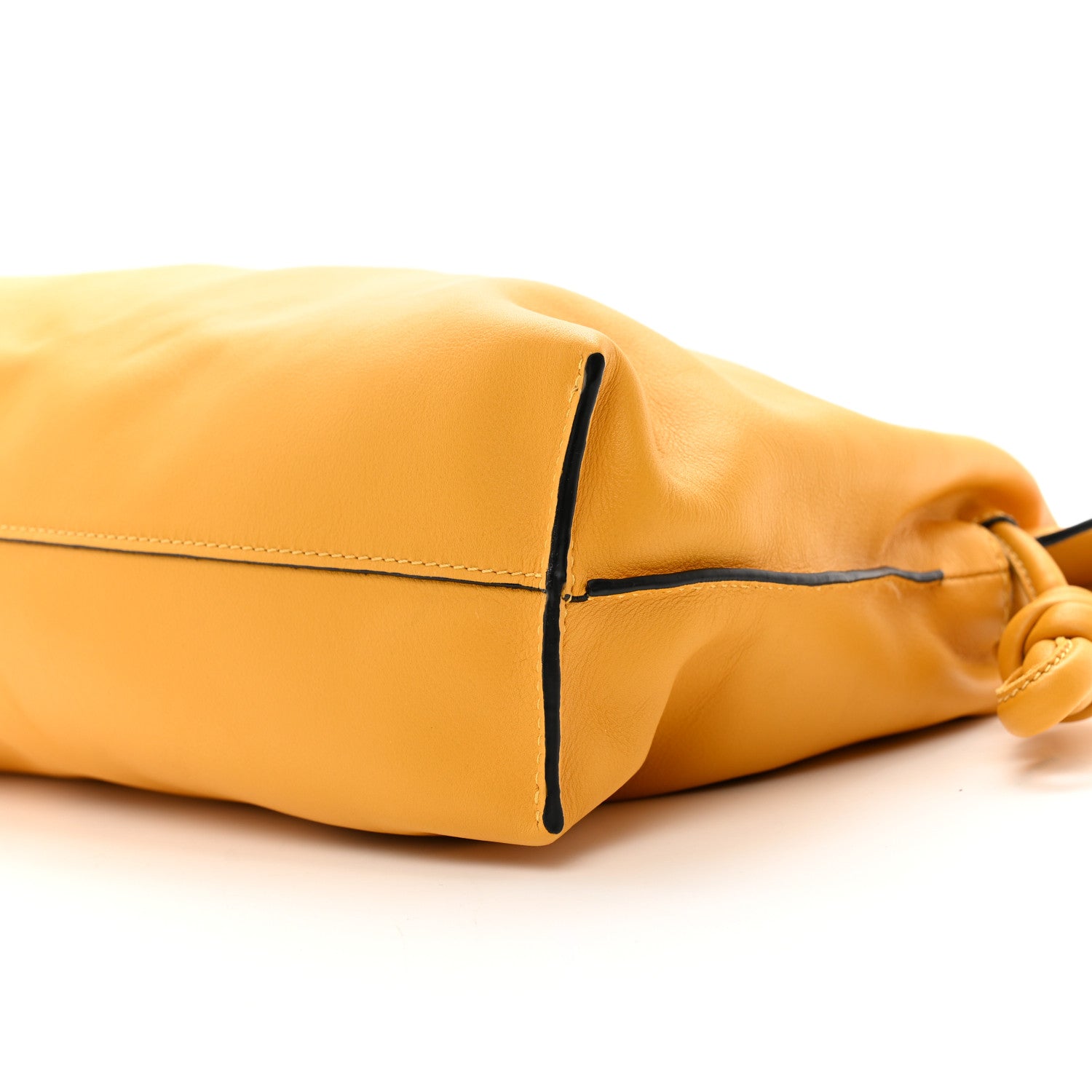 Loewe Nappa Medium Flamenco Knot Bag Mustard 9 of 9