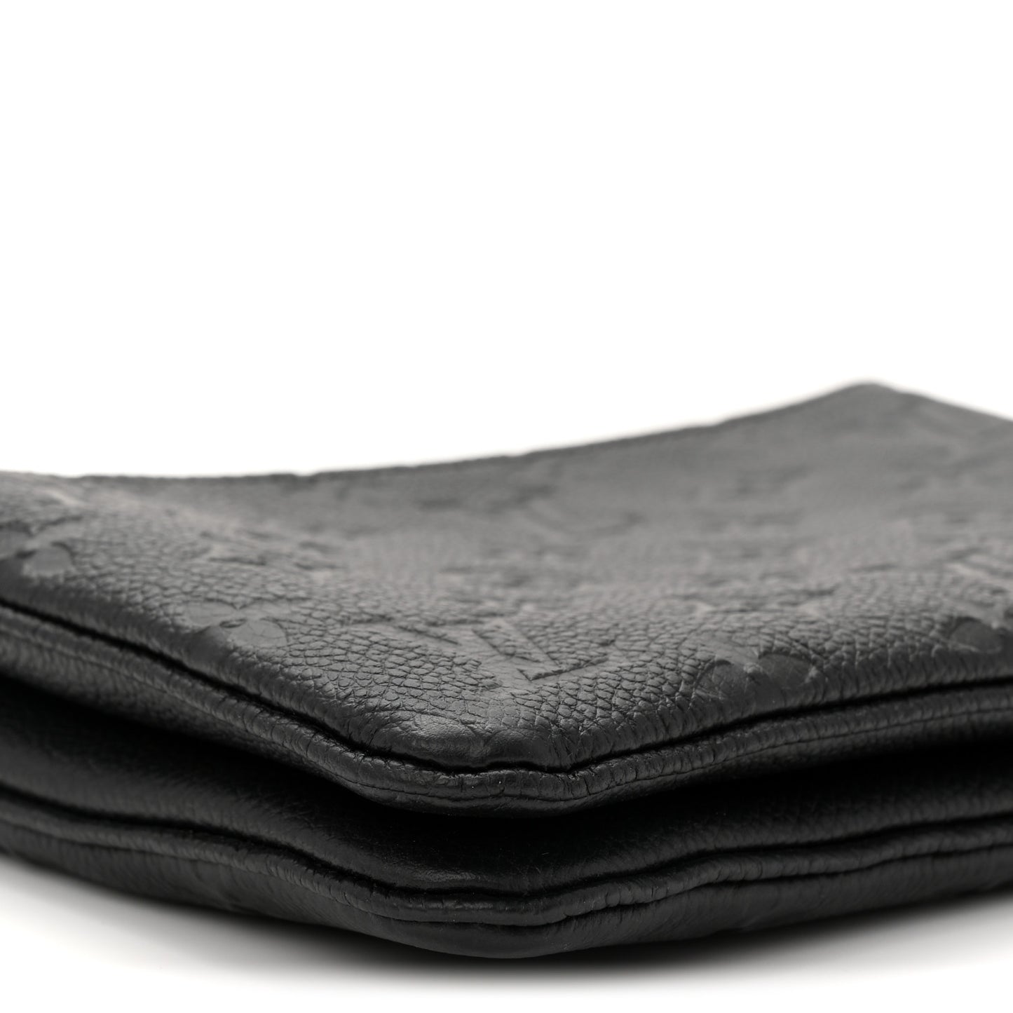 Empreinte Double Zip Pochette Black